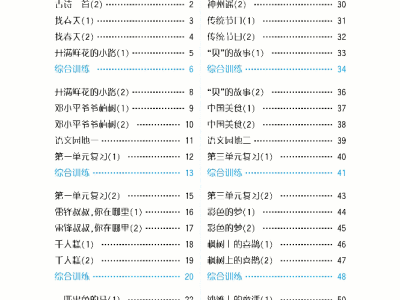 默写小达人2年级下册语文高清版本